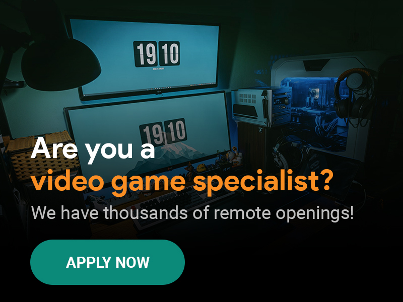 Remote video game jobs - unremot.com