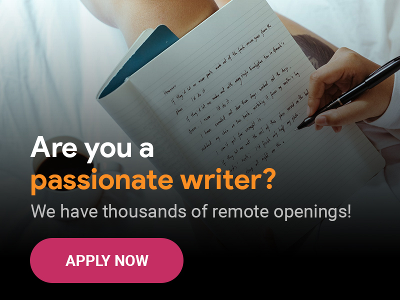 remote creative writing jobs canada