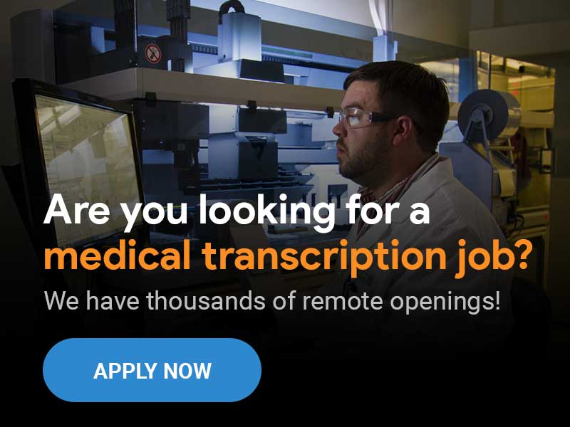 Remote deals transcription jobs