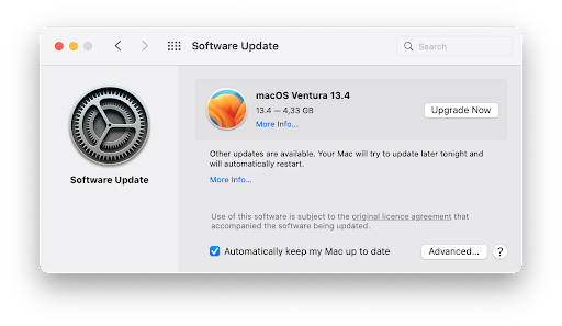 Update now - Mac running slow - unremot.com